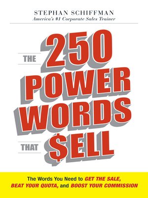 cover image of The 250 Power Words That Sell
